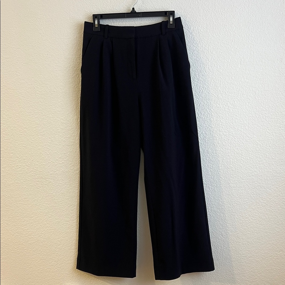 Abercrombie & Fitch Sloane Wide Leg Trouser Black Size 29/8s